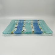 1970s Astonishing Tray By Albatros in Murano Glass. Made in Italy