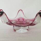 Coupe en cristal rose