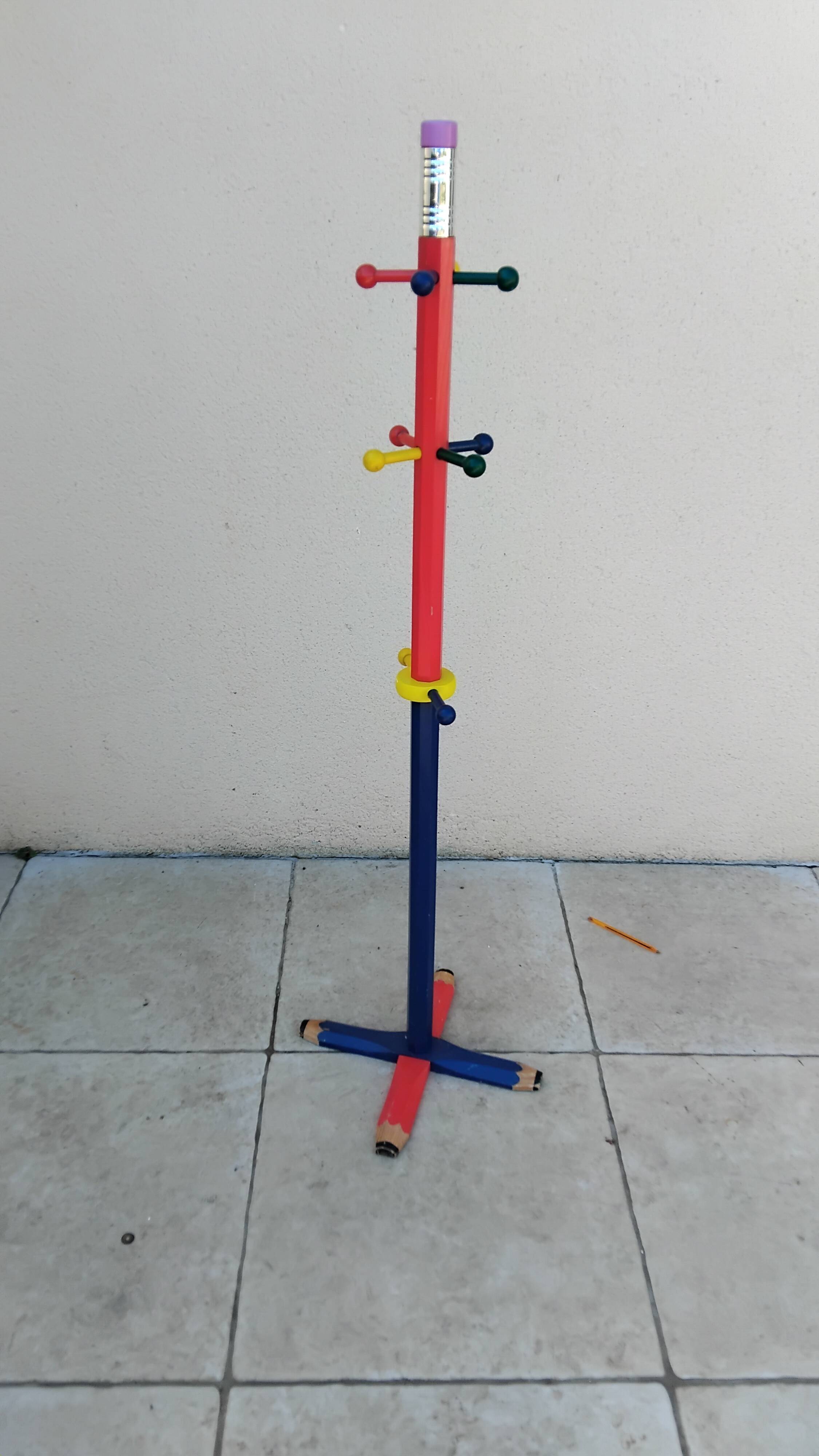 Pierre Sala vintage pencil coat rack