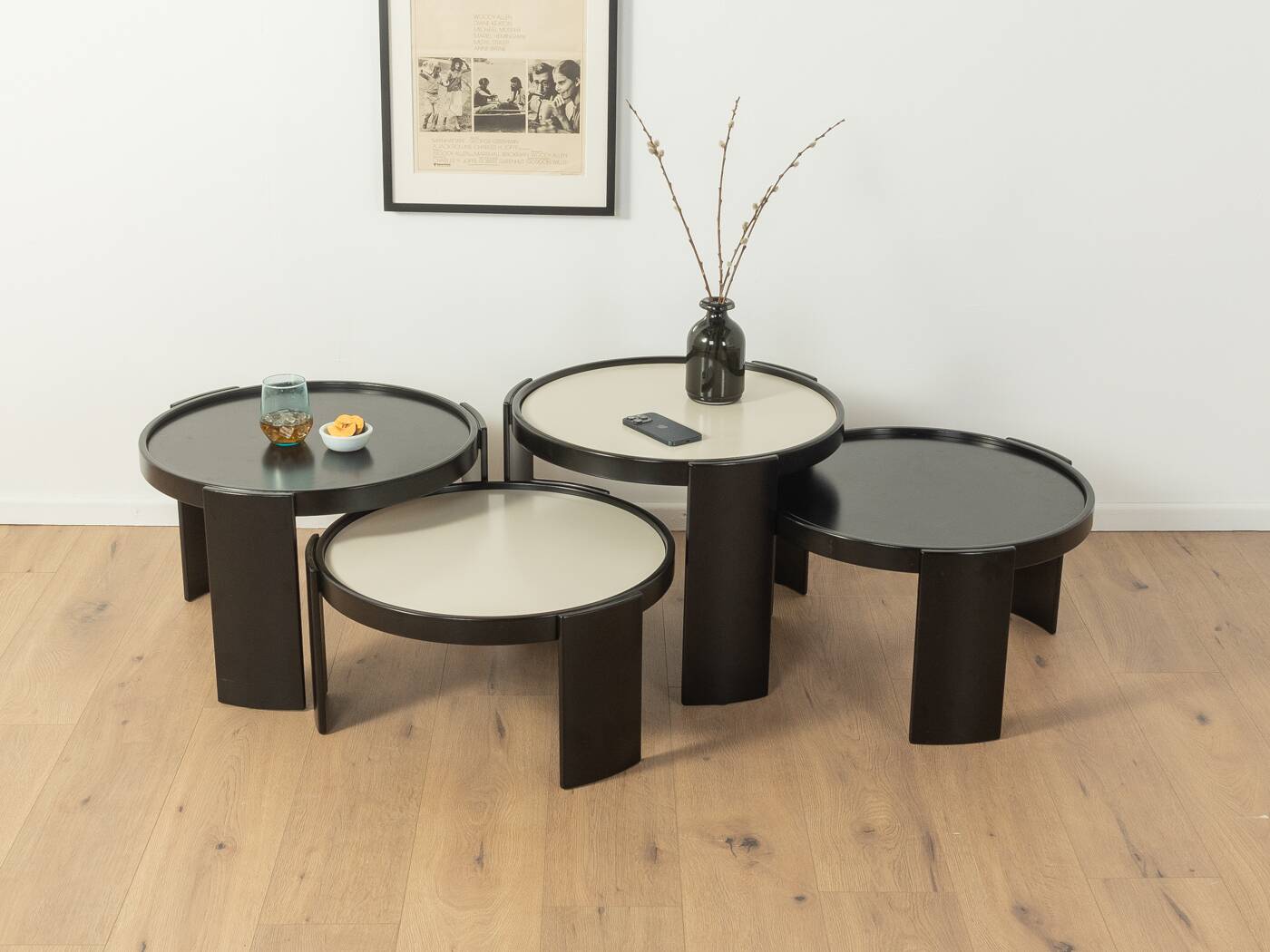 Modell 783 Nesting Tables by Gianfranco Frattini, Cassina