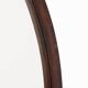 Thomas Poss Eferfolger wall mirror in rosewood triangular Denmark 1960