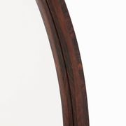 Thomas Poss Eferfolger wall mirror in rosewood triangular Denmark 1960