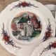 Set of 7 Sarreguemines Obernai pattern dessert plates