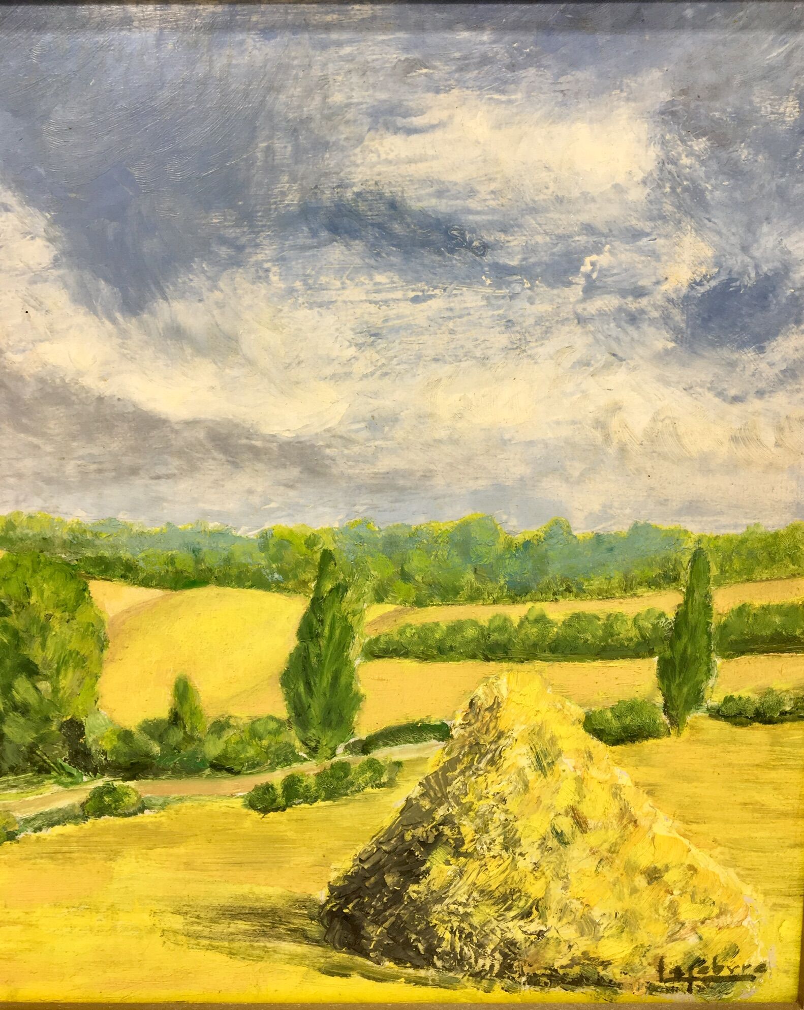 Table summer landscape years 60/70