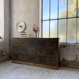 Green patina workshop furniture