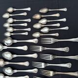 Christofle 37-piece cutlery set, Filet violon model