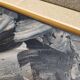 Tableau peinture abstraite encadrée "SOUK" fait main
