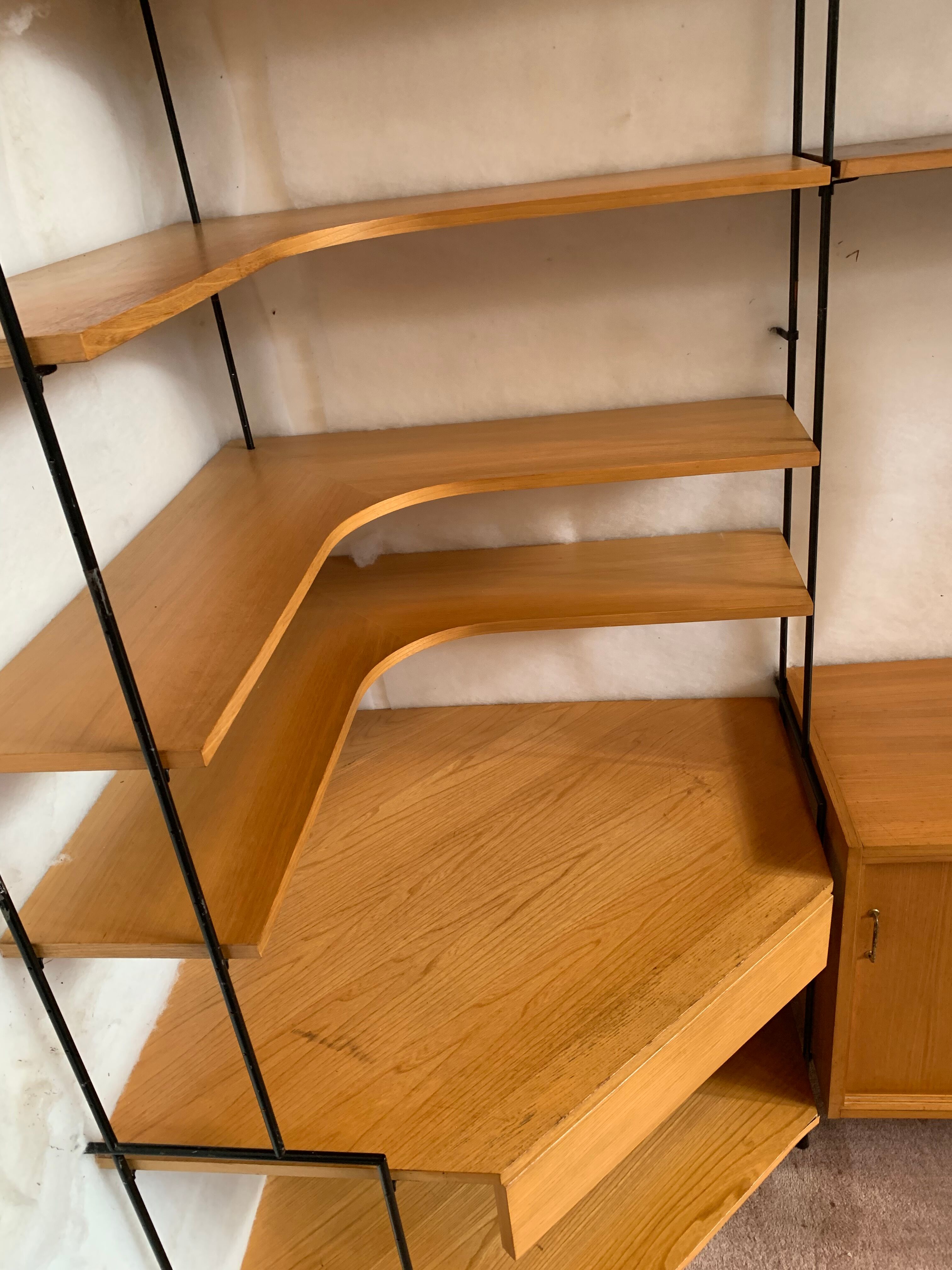 OMNIA Wallunit DDR  Étagère murale 1960