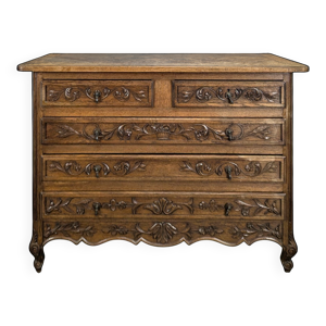 Commode sculptée néo