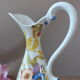 Vintage Pitcher Jug in Venetian Ceramic Art (Milceram's)