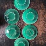 Set of 6 gien splash plates