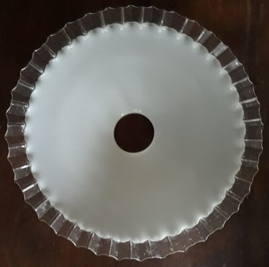 White opaline shade lace