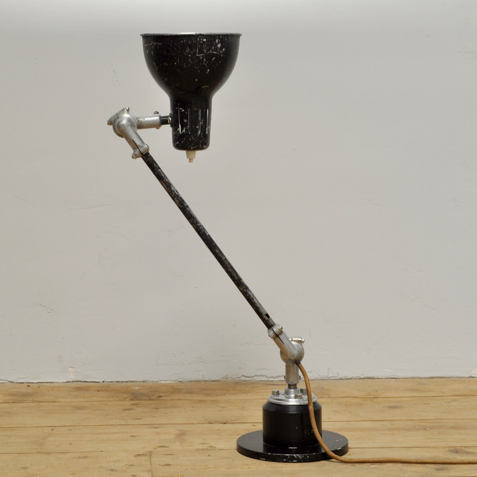 Industrial desk lamp by rijo, 1940s