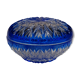 Blue and white crystal-sized box