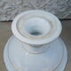 Compotier and plate painted porcelain Old Paris XIXth