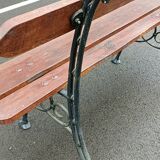 Banc de jardin ancien pieds en fonte