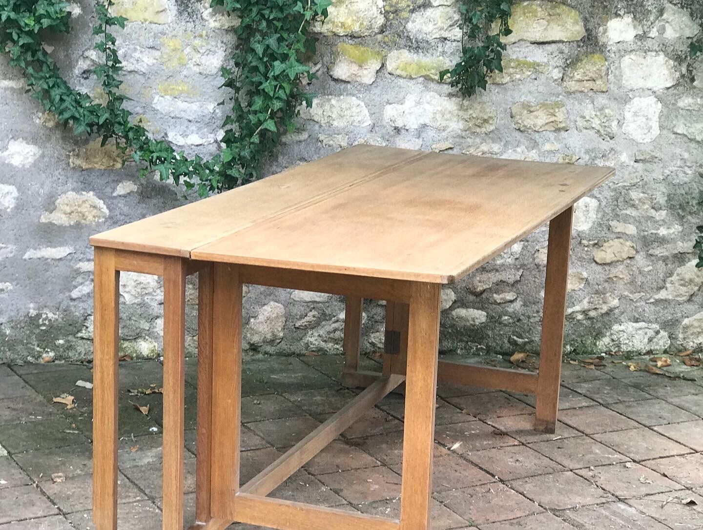 Old folding table