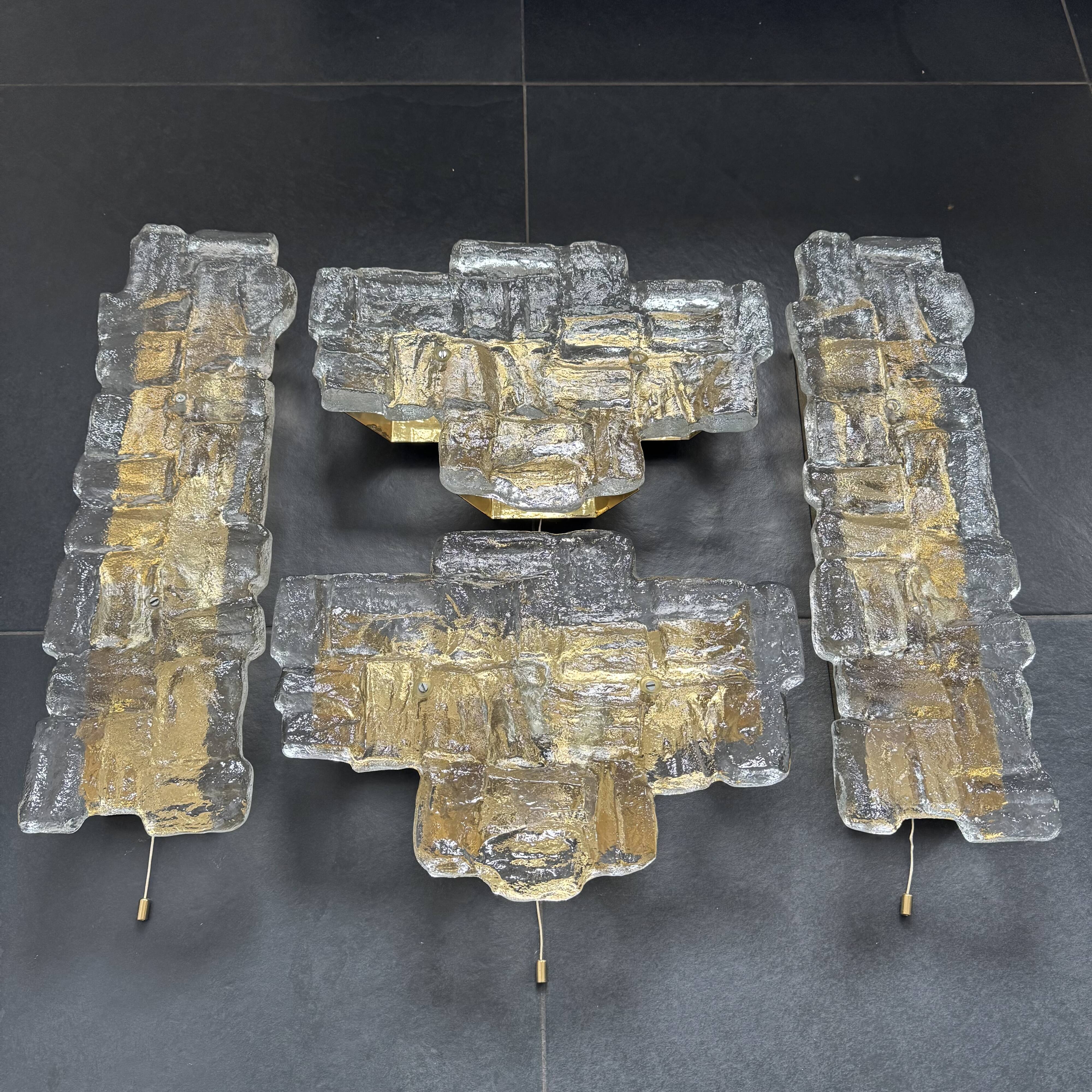 Kalmar Franken Wall Lights Set Glass Sconces