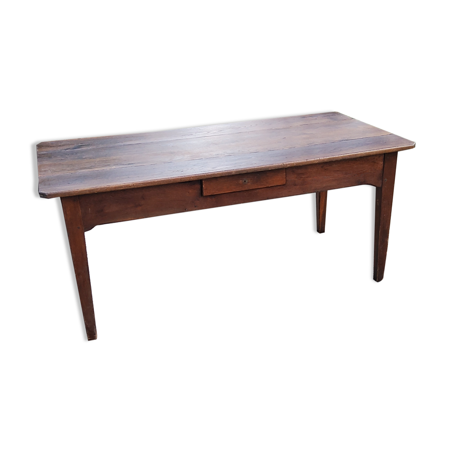 Farmhouse table in oak spindle legs nineteenth century