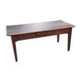 Farmhouse table in oak spindle legs nineteenth century