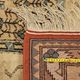 Antique Kars rug made of cotton and wool, hand-knotted, 102 x 100 in.