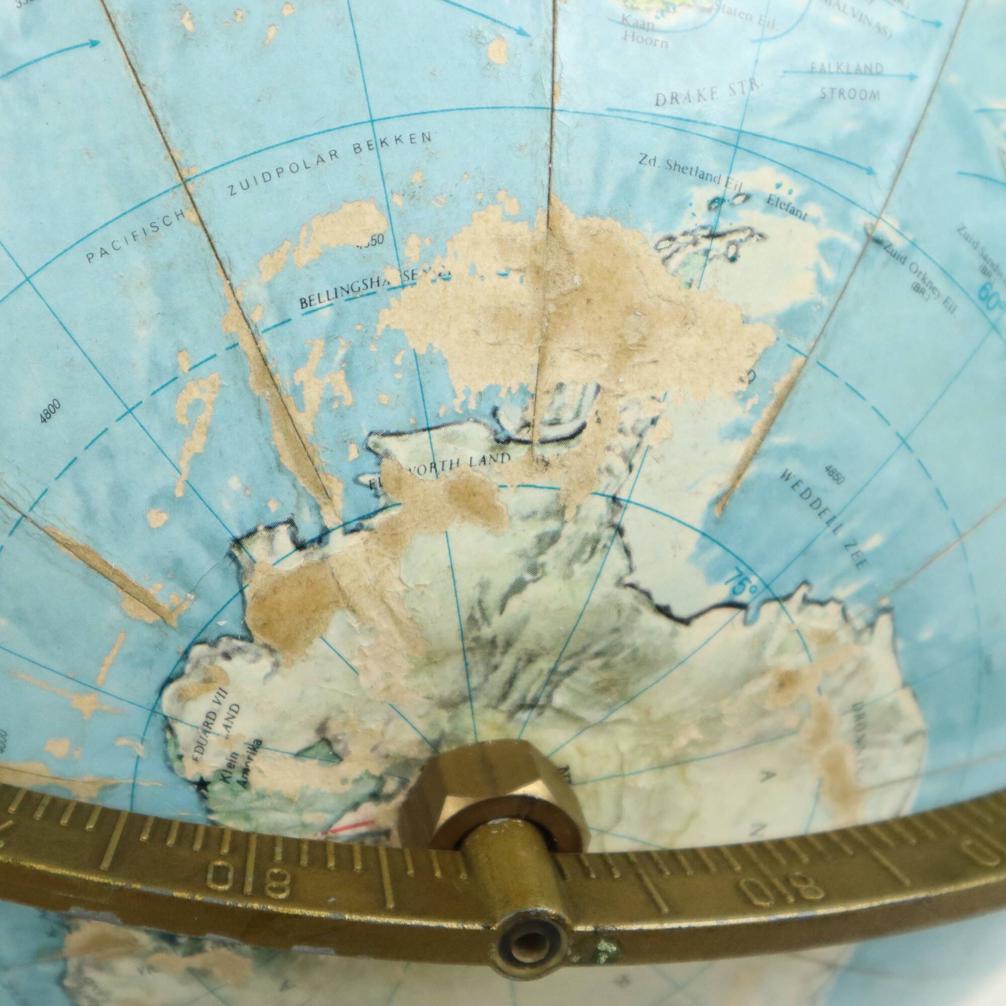 Globe Sixties Gyroscopic Globe With Relief Reader's Digest 40cm