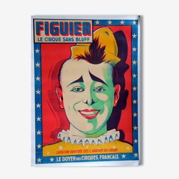 Affiche originale du cirque Figuier