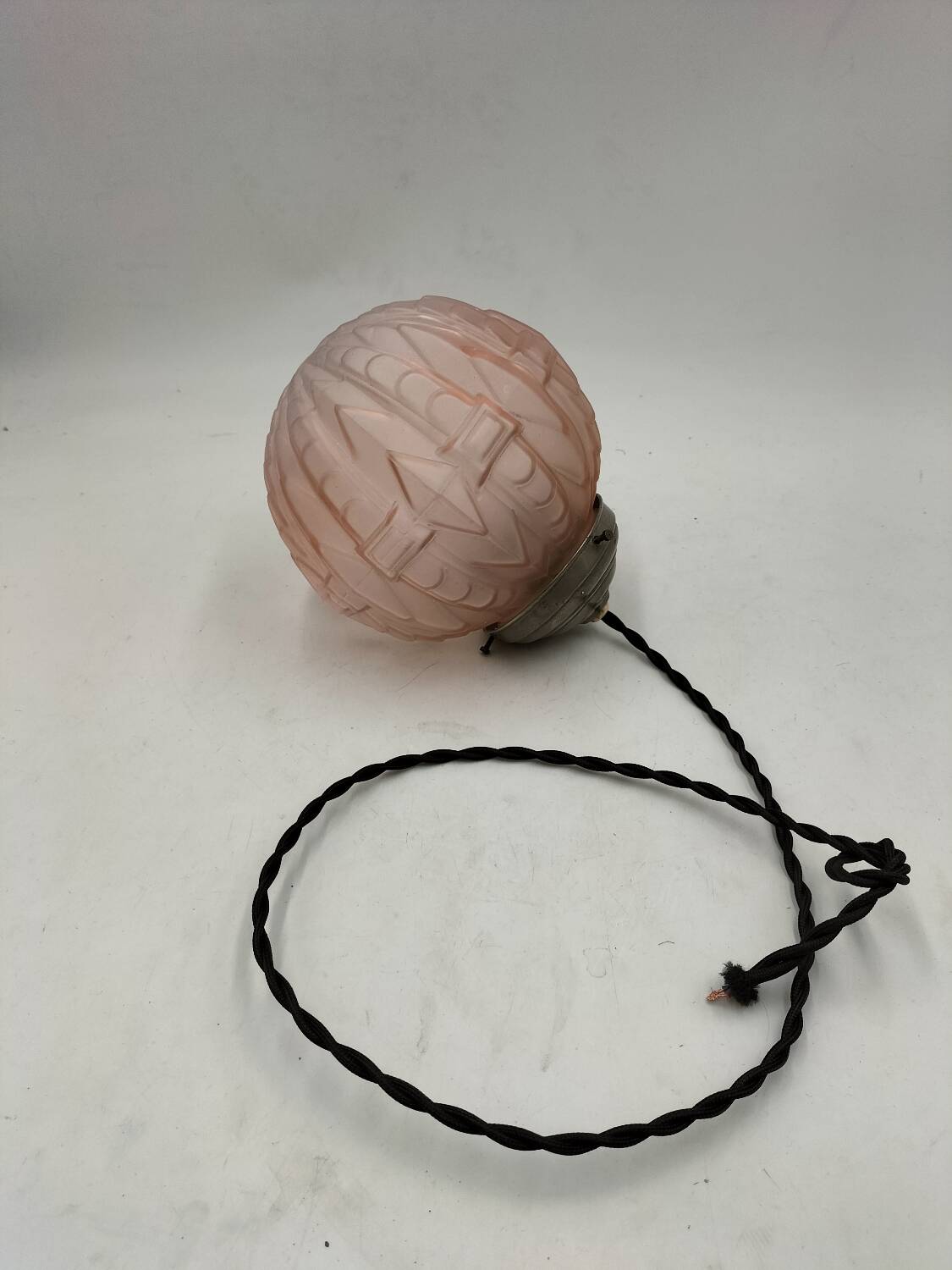 Art Deco glass suspension