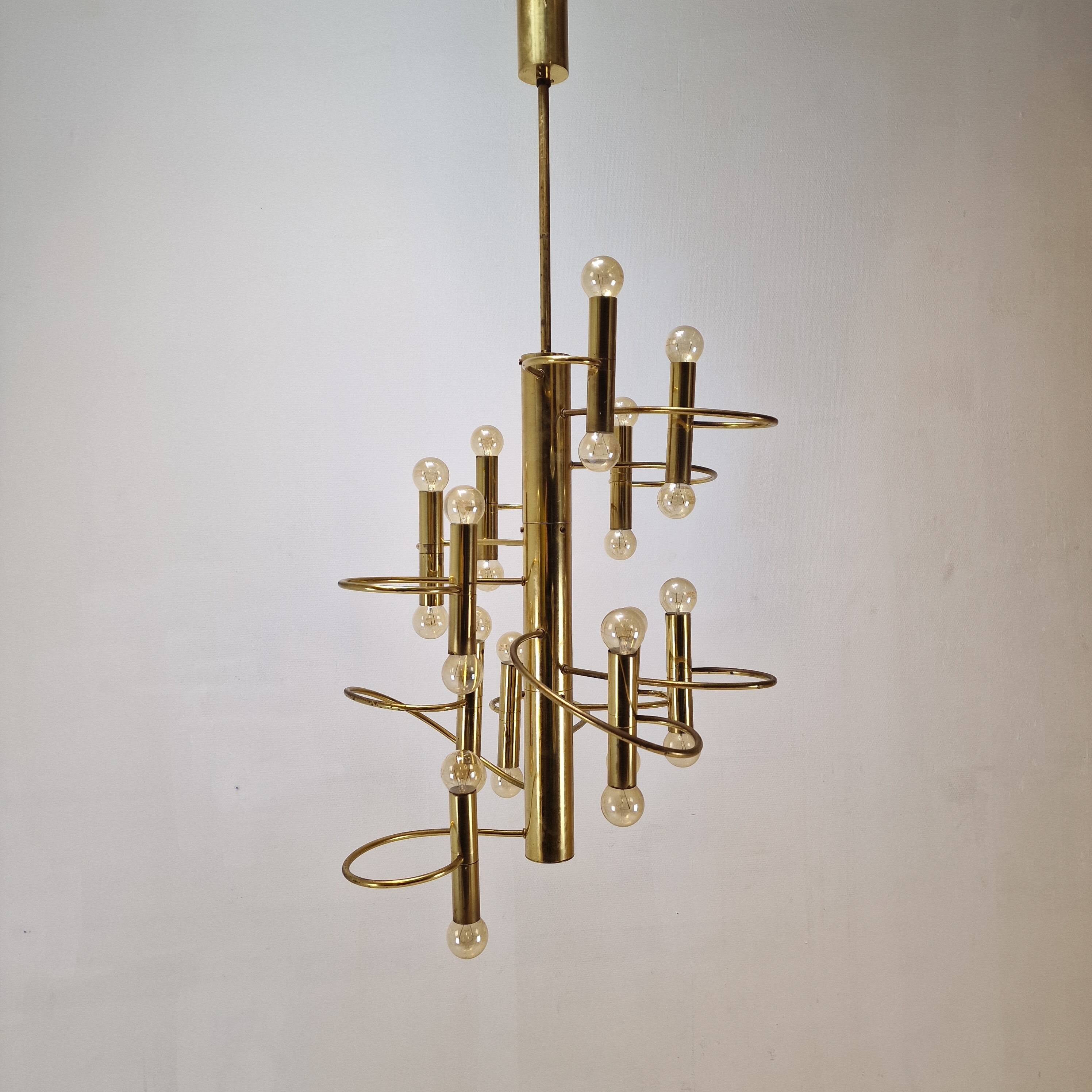 Candlestick Designed by Gaetano Sciolari, 1970's