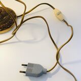 Set of 2 feet of marble brass lamp