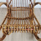 Rocking-chair rattan 60'