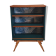 Bookcase vintage feet compass