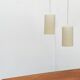 Modern mid-century German plastic suspension by Erco.