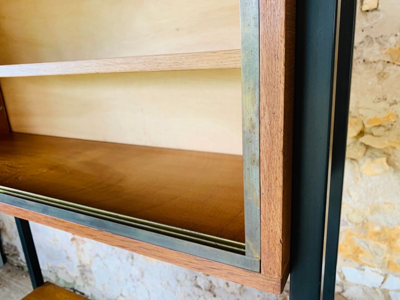 Vintage 2-compartment wall unit, 1960