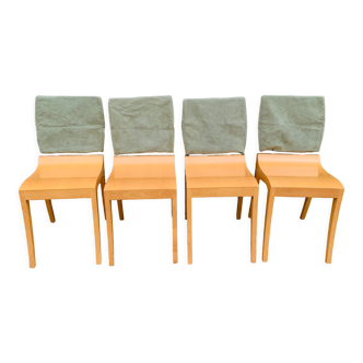 Set of 4 chairs "Finn" Ligne Roset