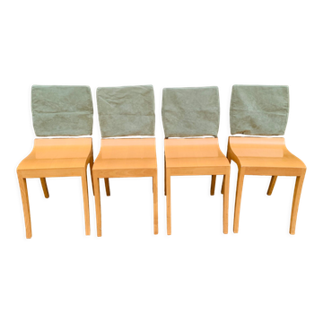 Set of 4 chairs "Finn" Ligne Roset