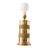 Vintage golden metal lamp foot