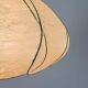 Large vintage Cocoon hanging lamp by Goldkant Leuchten