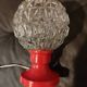 Lamp night light foot tulip design italy vintage space age