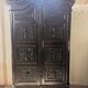 Baroque cabinet in carved wood late nineteenth century