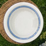 Antique Sarreguemines earthenware set - Soup tureen & fruit bowl