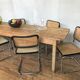 Old and large farm table early 20th shabby bistro fir