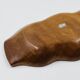 Segmented wooden plateau carved from exotic wood, Asia, 1970s.