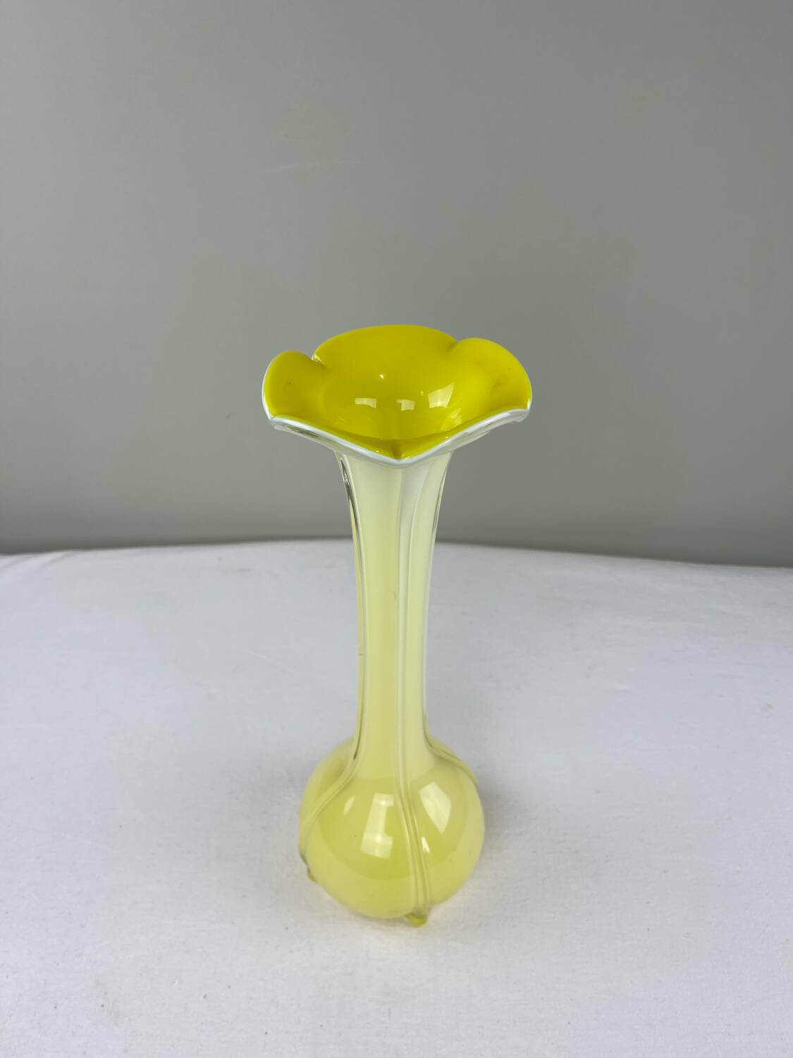 Yellow corolla vase
