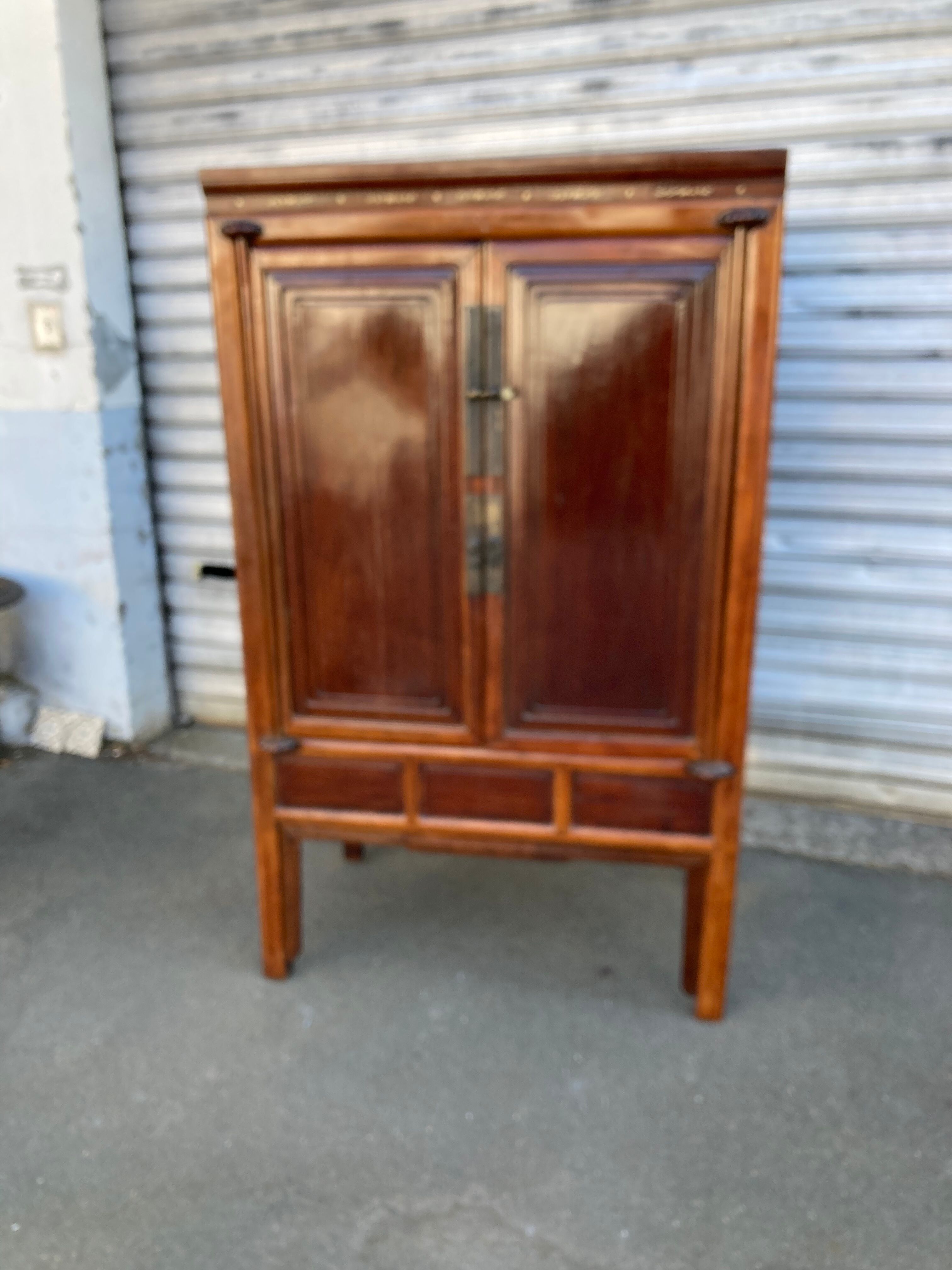 Old Chinese furniture with ivory inlay