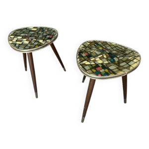2 tabourets Art déco