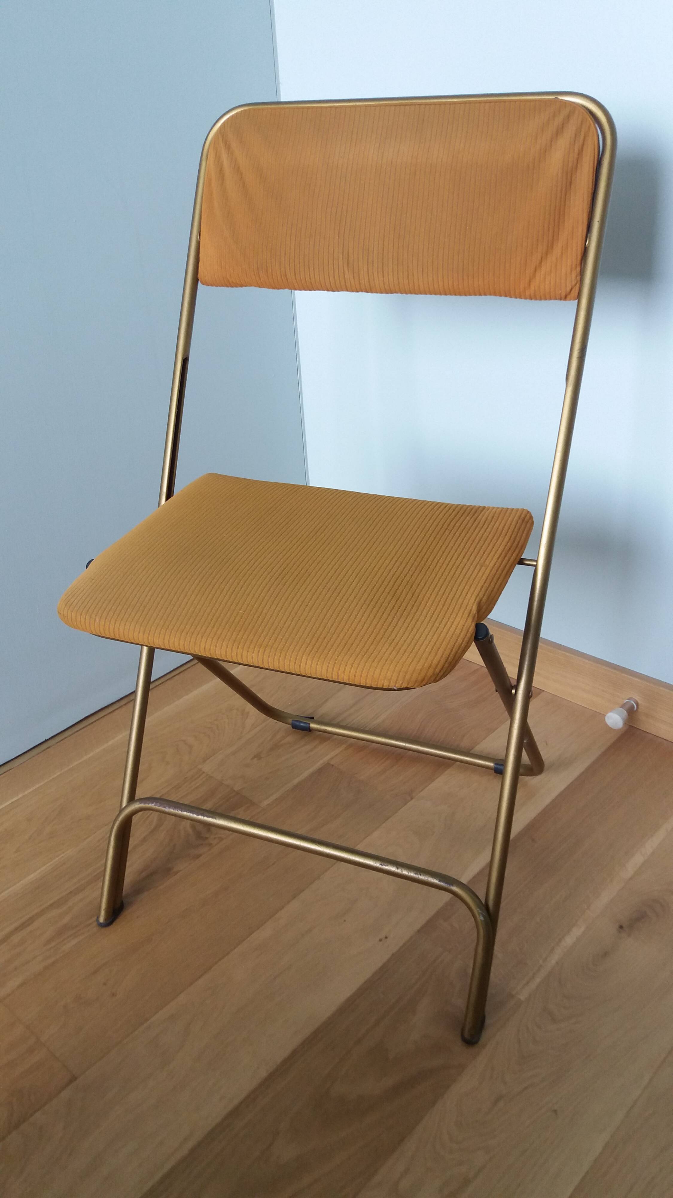 Lafuma Chantazur folding chair from the 1960s.