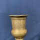 Old Louis-style brass candlestick