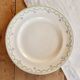 Antique flat plate, Longwy ironstone, Violetta model.