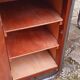 Vintage tubular desk year 50 in solid teak and light wood veneer